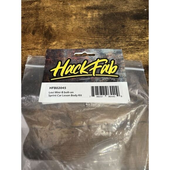 HackFab Losi Mini-B Bolt-On Sprint Car Lexan Body Kit (Clear) [HFB02045] - Picture 5 of 7